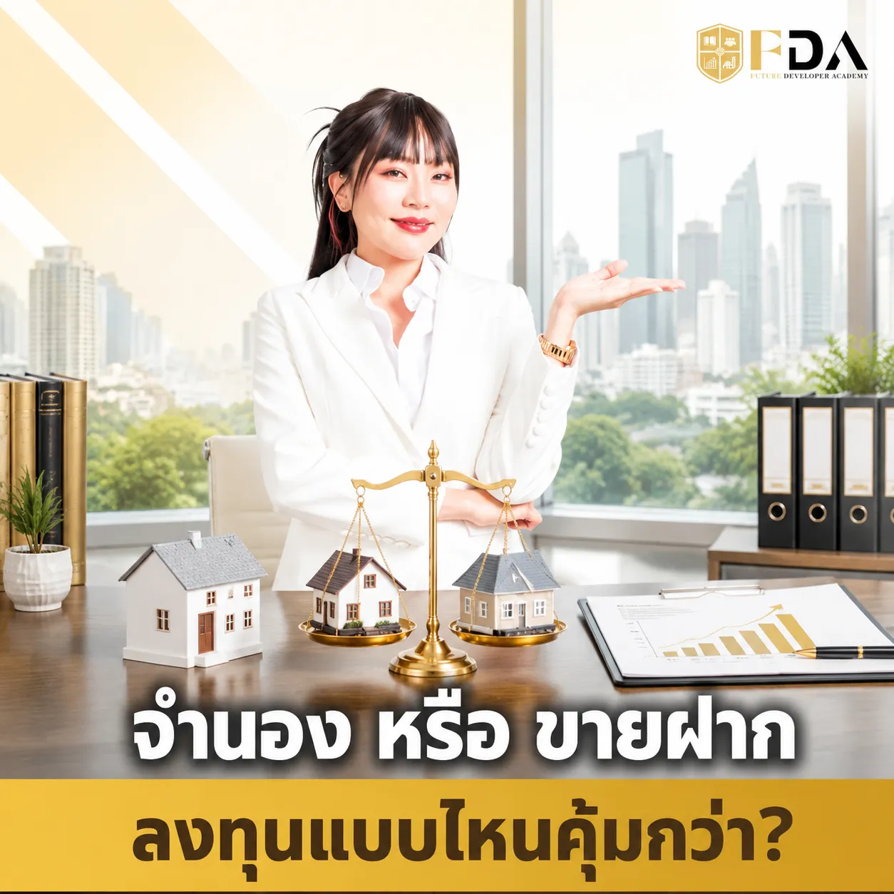 ลงทุนอสังหา จำนอง vs ลงทุนขายฝาก แบบไหนเสี่ยงน้อย