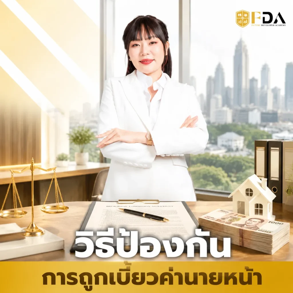 ลงทุนอสังหา วิธีป้องกันการถูกเบี้ยวค่านายหน้า