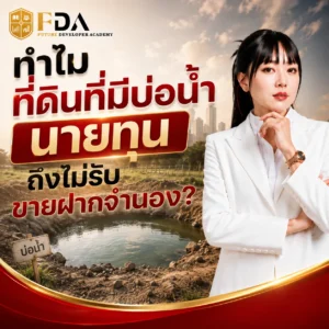 ทำไมที่ดินที่มีบ่อน้ำ นายทุนถึงไม่รับขายฝากจำนอง
