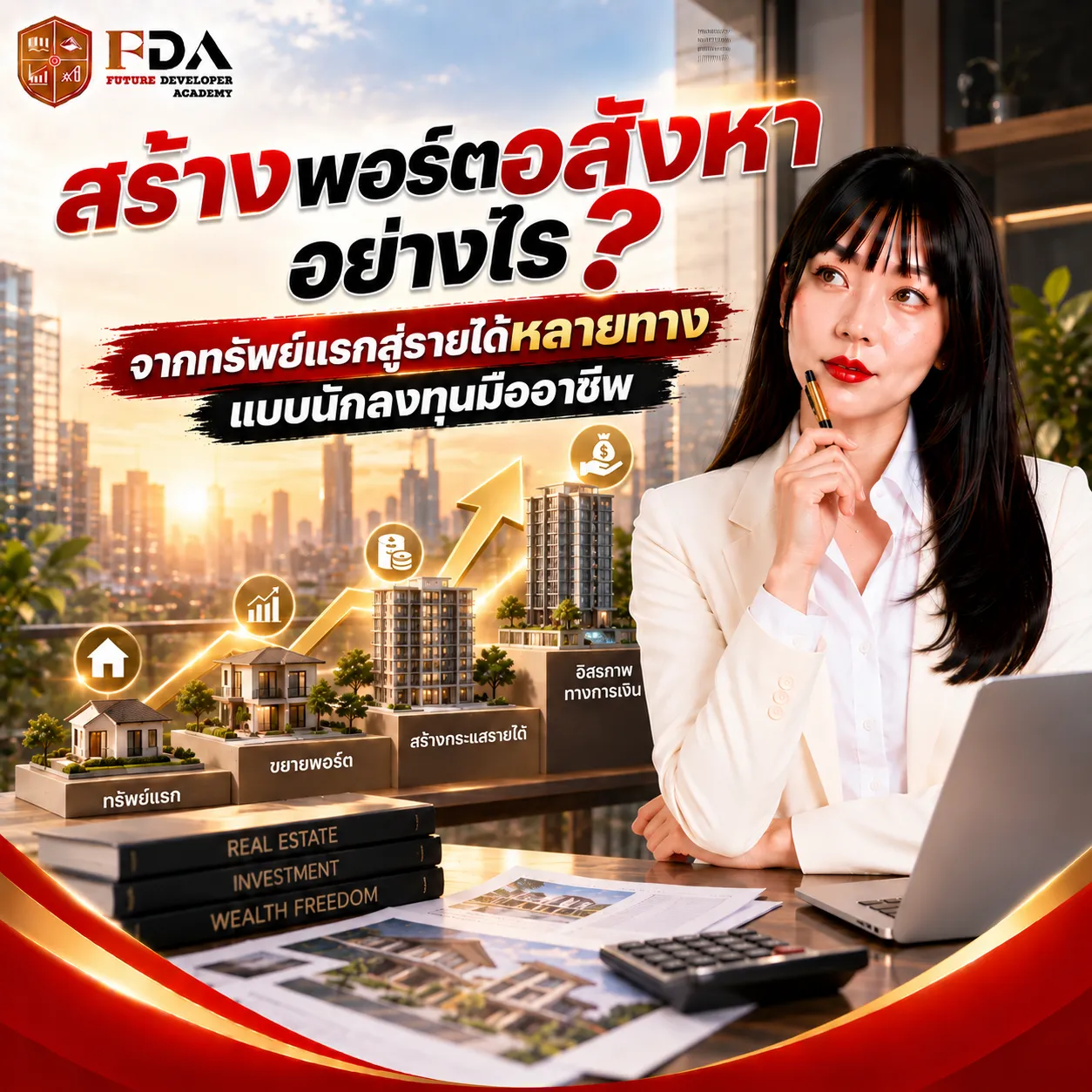สร้างพอร์ตอสังหาอย่างไร จากทรัพย์แรกสู่รายได้หลายทางแบบนักลงทุนมืออาชีพ_7